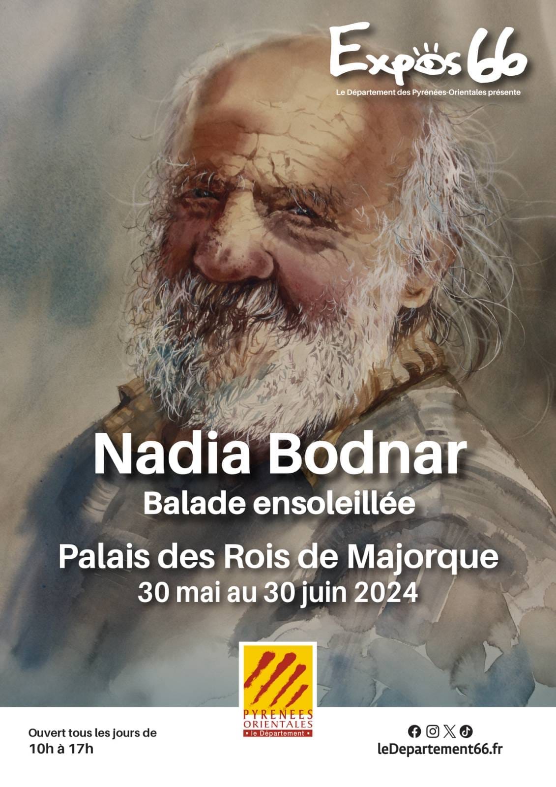 Affiche d'exposition Balade ensoleill&eacute;e au Palais des Rois de Majorque